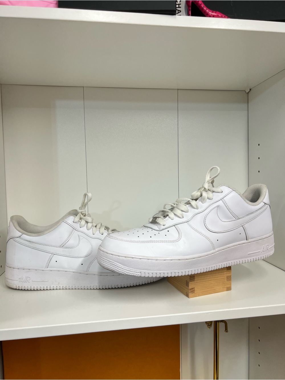 Nike Air Force 1 Low Men's Shoes in White size 14